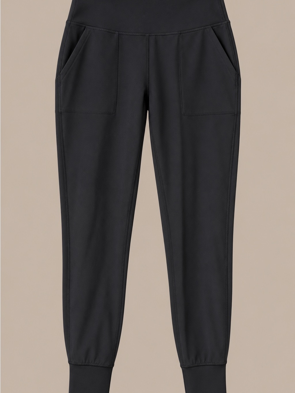 lululemon athletica Black High-Rise Joggers 28”Size 8 Leggings